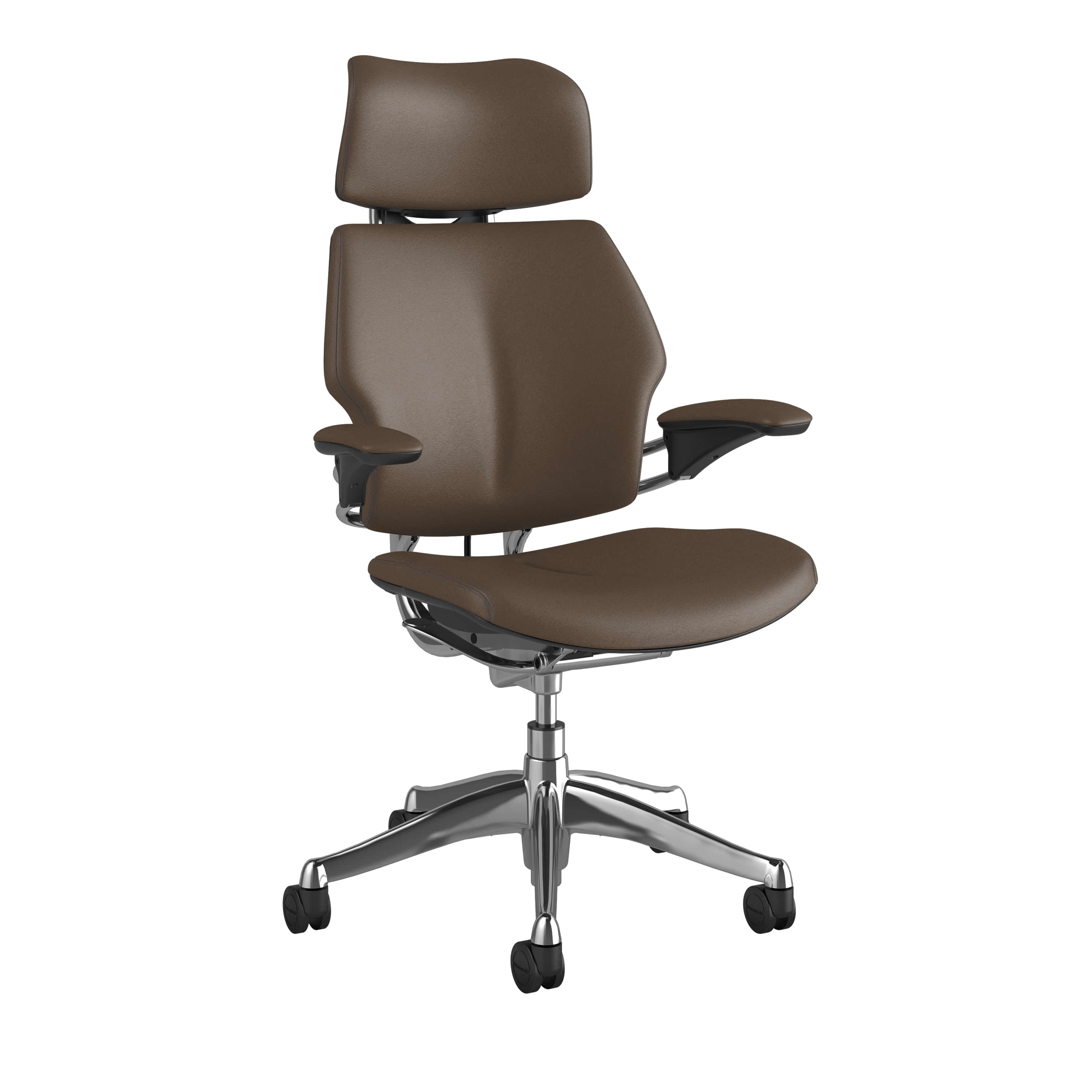 [Humanscale] 미국 휴먼스케일 프리덤체어 Freedom Headrest Chair 크롬바디 천연가죽 _ Miso Leather