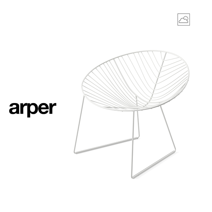 [arper] 아르퍼 리프 라운지체어 화이트 _ Leaf lounge chair white