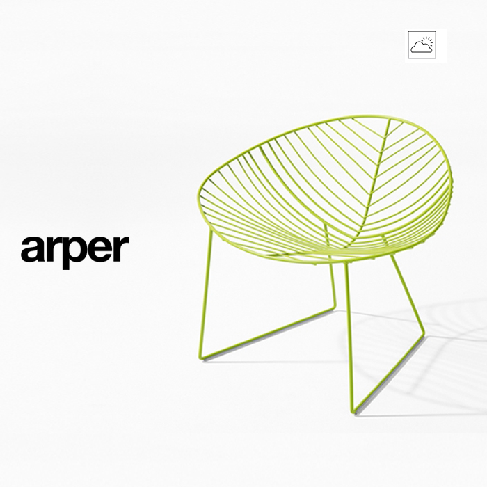 [arper] 아르퍼 리프 라운지체어 그린 _ Leaf lounge chair green